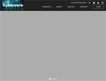 Tablet Screenshot of cybervore.com